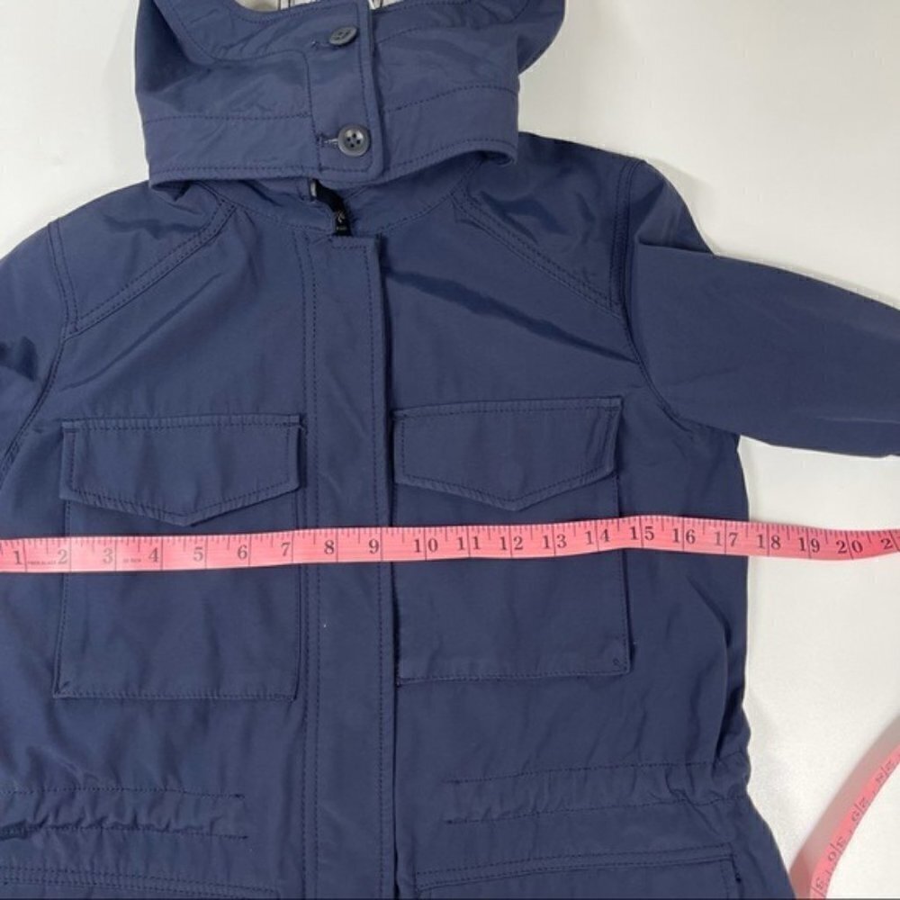 Madewell Fieldwalk Navy Blue Hooded Winter Jacket Women's Size Small S - Picture 8 of 12